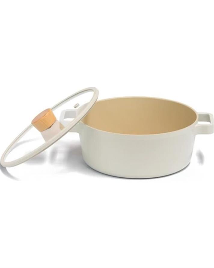 Neoflam Fika Alüminyum Döküm Tencere Bej