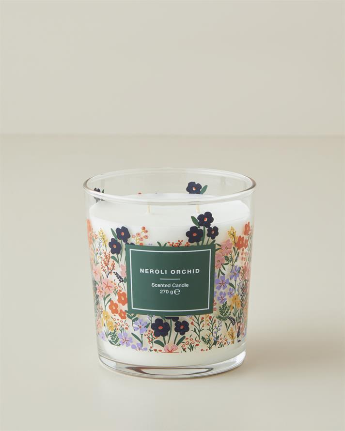 Neroli Orchid Kokulu Mum 270 G Şeffaf