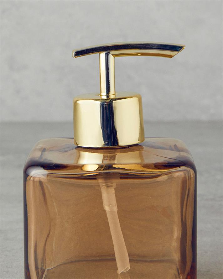 Nevana Cam Banyo Sıvı Sabunluk Amber