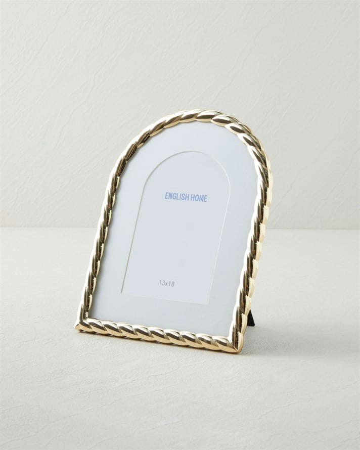 Nilda Metal Çerçeve 10x15 cm Gold