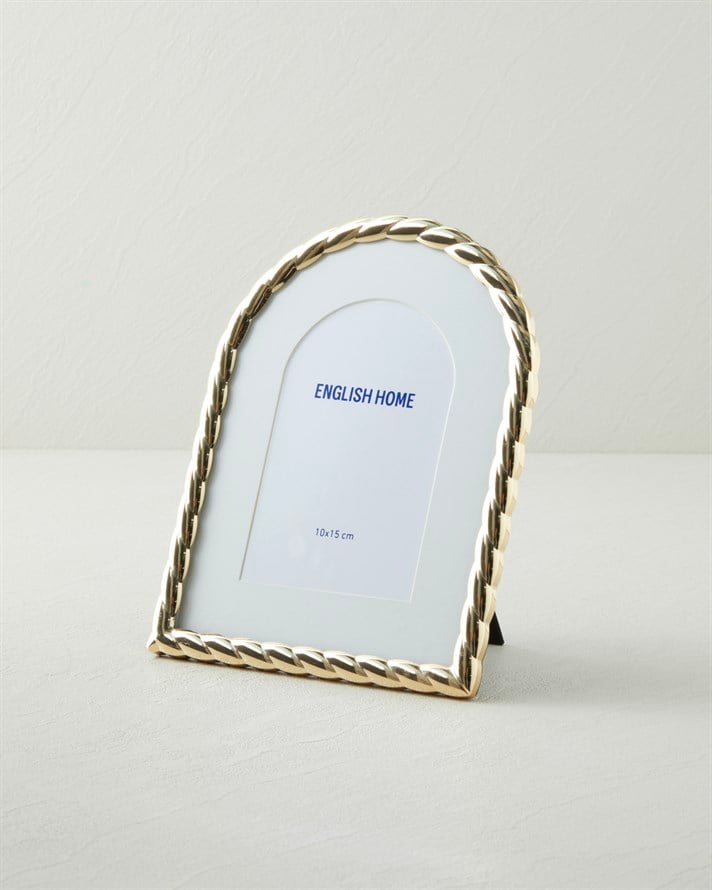 Nilda Metal Çerçeve 10x15 cm Gold