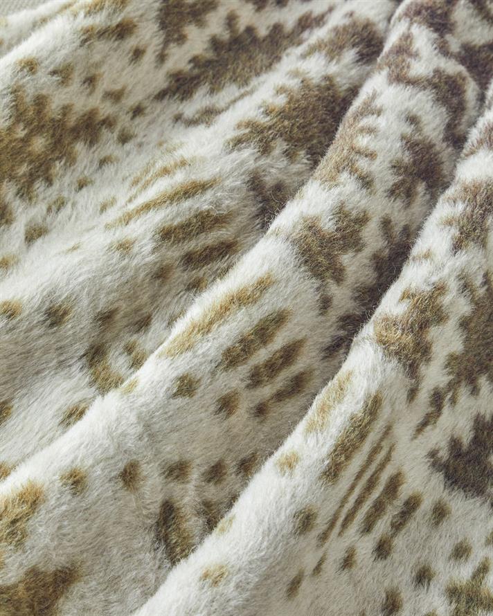 Noble pine Akrilik Pamuklu Tv Battaniye 130x170 cm Yeşil