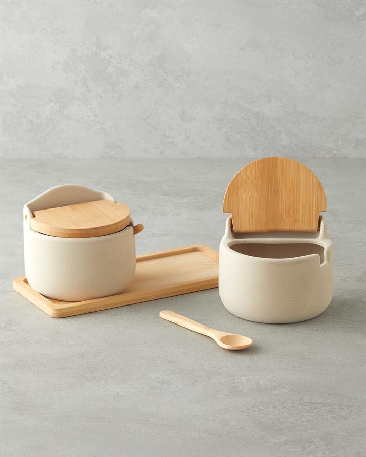 Nora Dolomite 2li Baharatlik 23x10,5 cm Bej