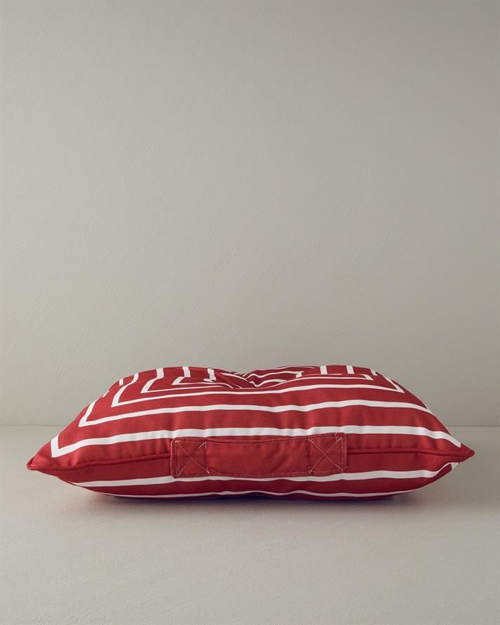 Northsea Pamuk Dekoratif Minder Beyaz - Bordo