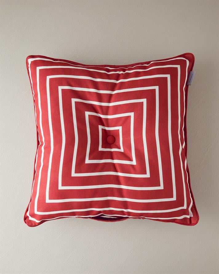 Northsea Pamuk Dekoratif Minder Beyaz - Bordo