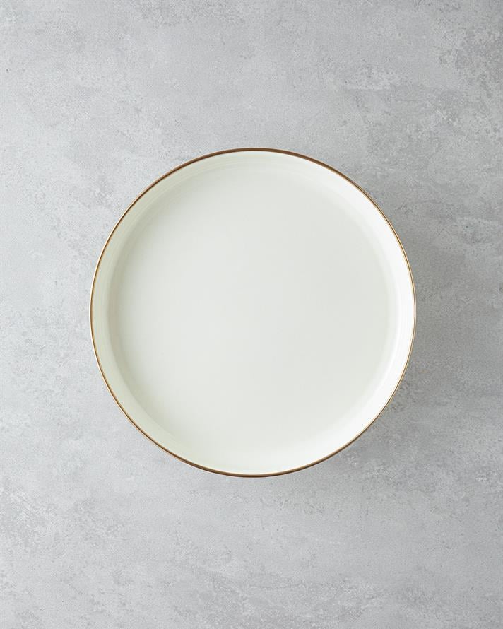 Nost Emaye Kek Standı 28 cm Krem