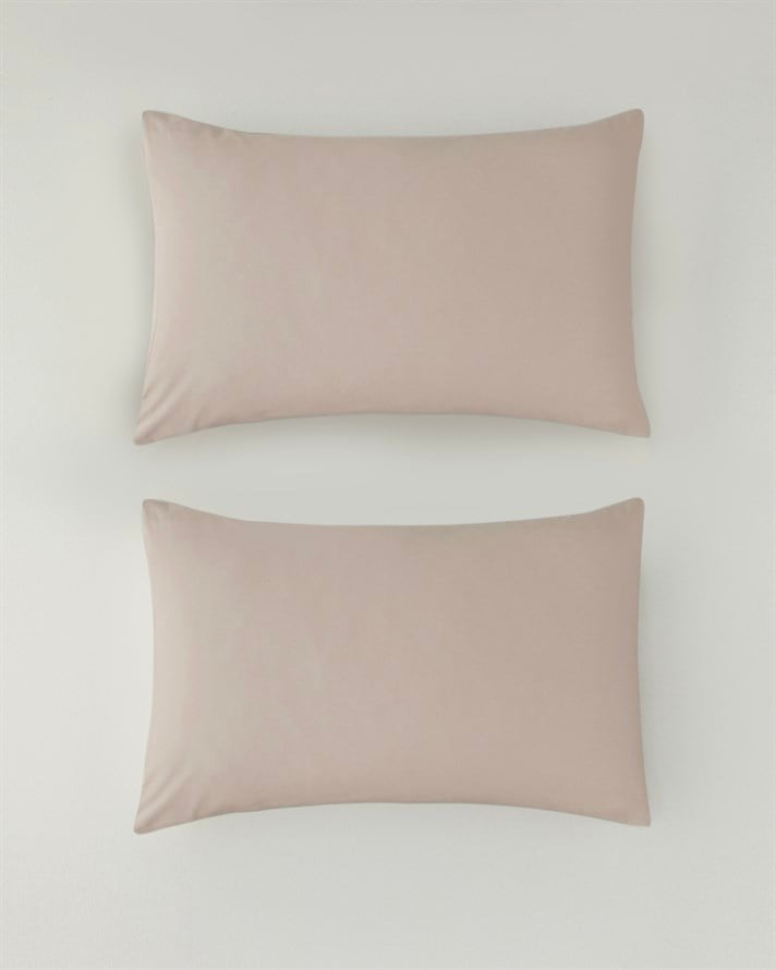 Novella Premium Pamuklu 2li Yastık Kılıfı 50x70 cm Toz Pembe
