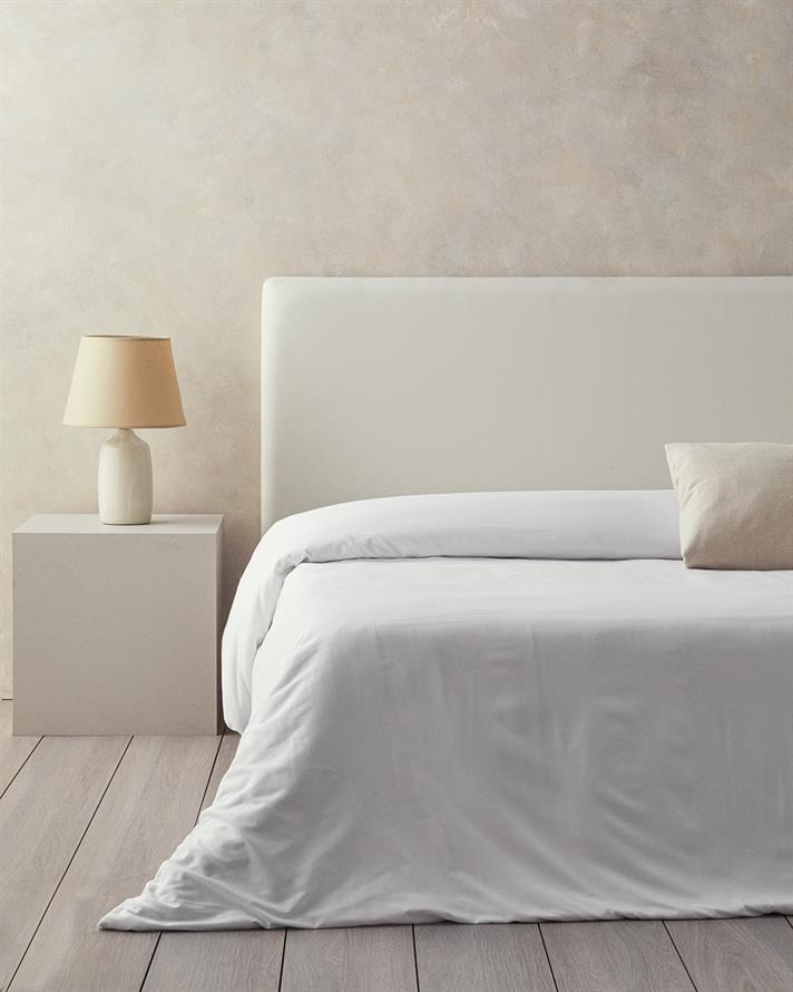Novella Premium Pamuk Dokulu Çift Kişilik Nevresim Beyaz
