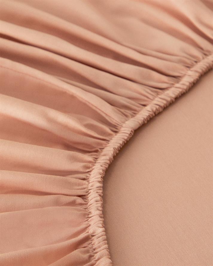 Novella Premium Pamuk Dokulu Çift Kişilik Lastikli Çarşaf Takımı 160x200 cm Gül Kurusu