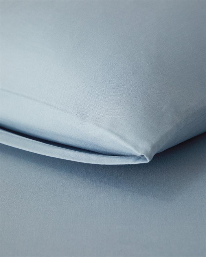 Novella Premium Pamuk Dokulu Çift Kişilik Lastikli Çarşaf Takımı 160x200 cm Mavi