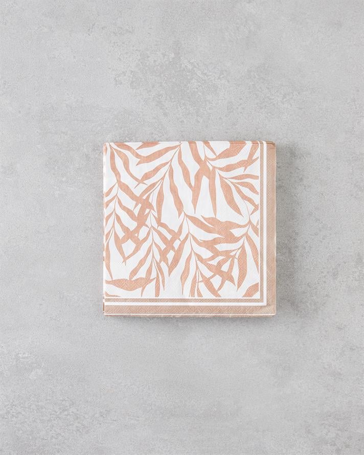 Nutmeg Kağıt 20li Kağıt Peçete 33x33 cm Kahverengi