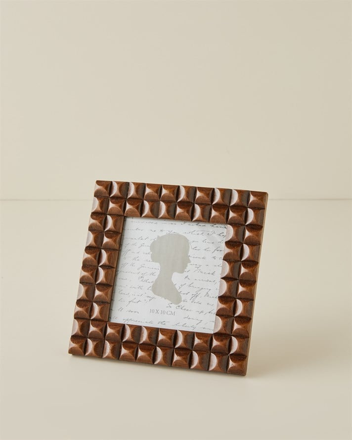 Olena Polyresin Çerçeve 10x10 cm Kahve