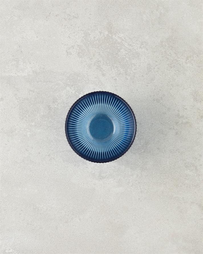Olith Cam Çerezlik 9 cm Mavi