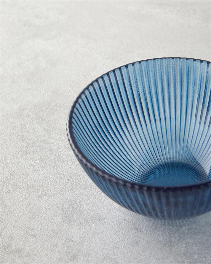 Olith Cam Çerezlik 9 cm Mavi