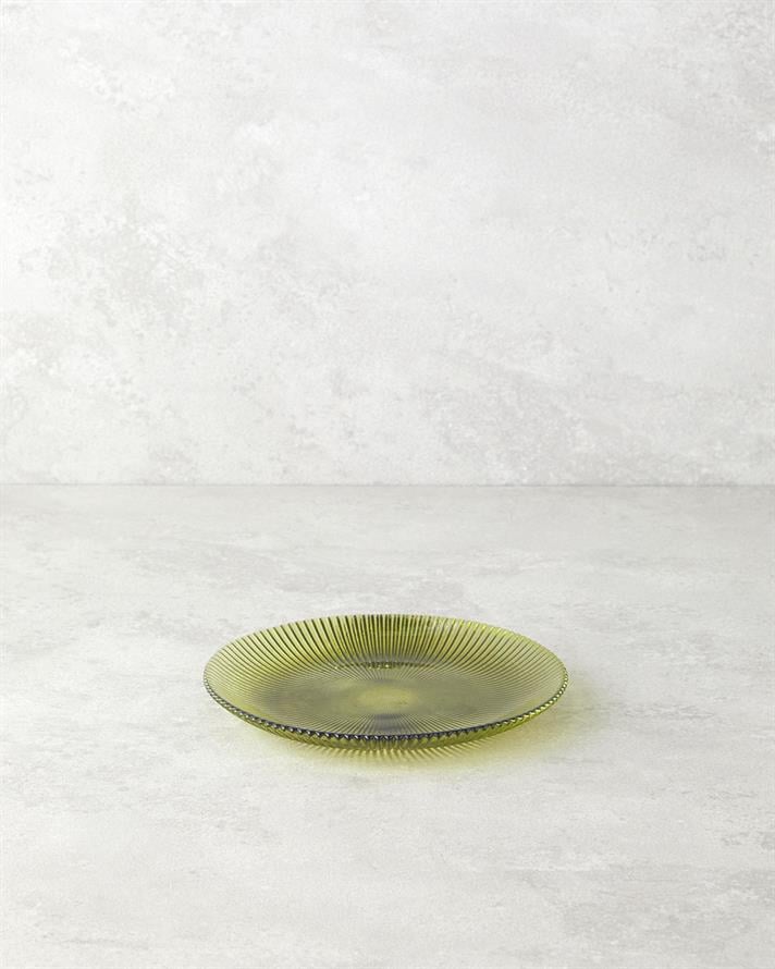 Olith Cam Pasta Tabağı Yeşil