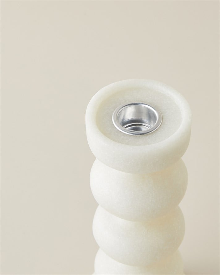 Oliva Polyresin Dekoratif Obje 20 cm Krem