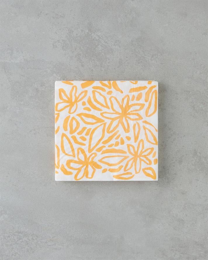 Orangebloom Kağıt 20li Kağıt Peçete 33x33 cm Sarı