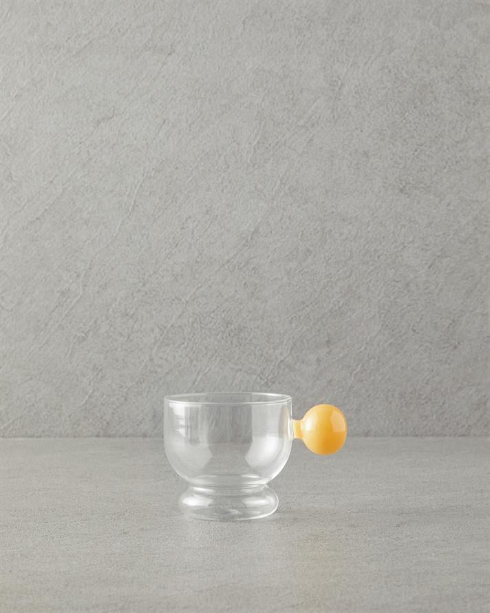 Orbit Borosilikat Cam Kupa Şeffaf