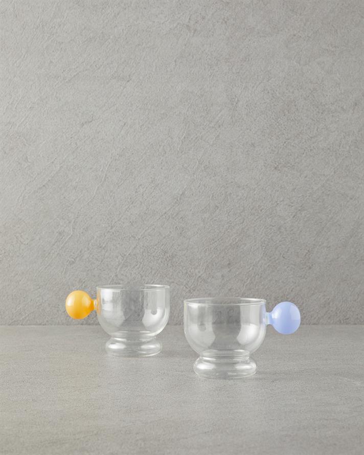 Orbit Borosilikat Cam Kupa Şeffaf