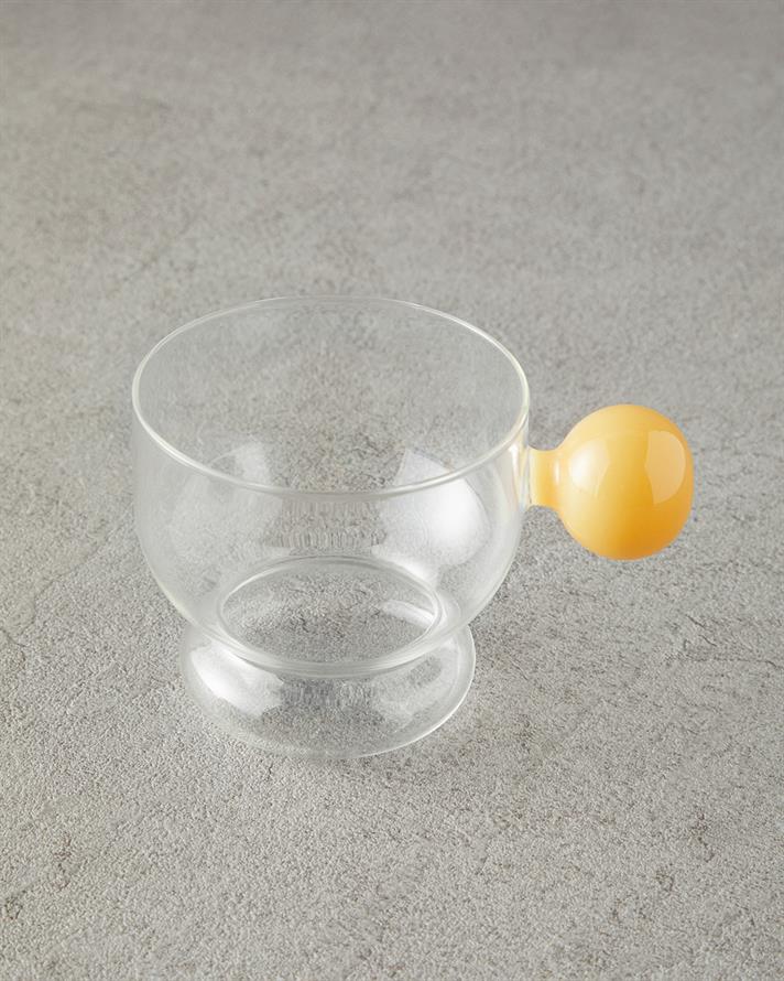 Orbit Borosilikat Cam Kupa Şeffaf