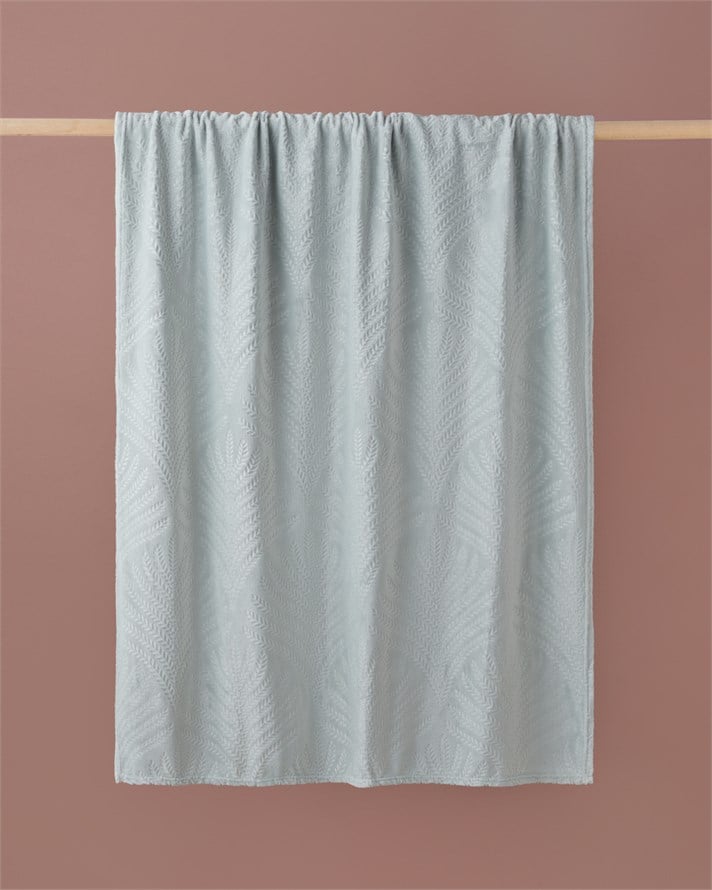 Orlin Emboss Tv Battaniye 120x160 cm Açık Gri