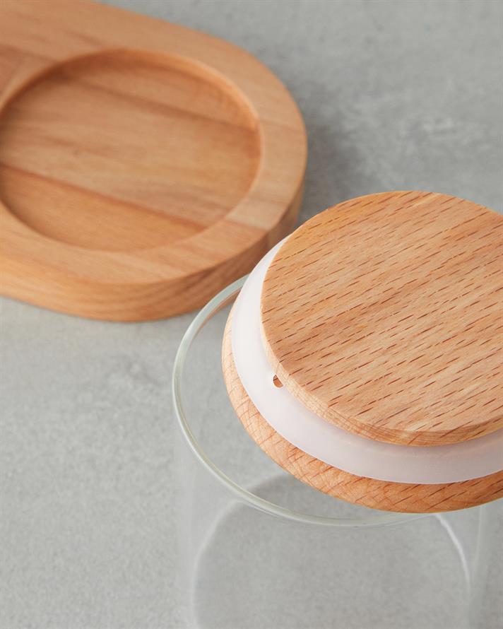 Oscar Borosilikat 3lü Baharatlık 205 ml Şeffaf