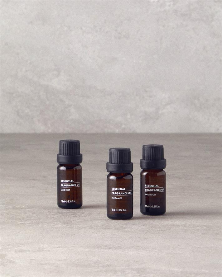 Paçuli, Bergamot, Lavanta 3lü Esansiyel Koku Yağı Amber
