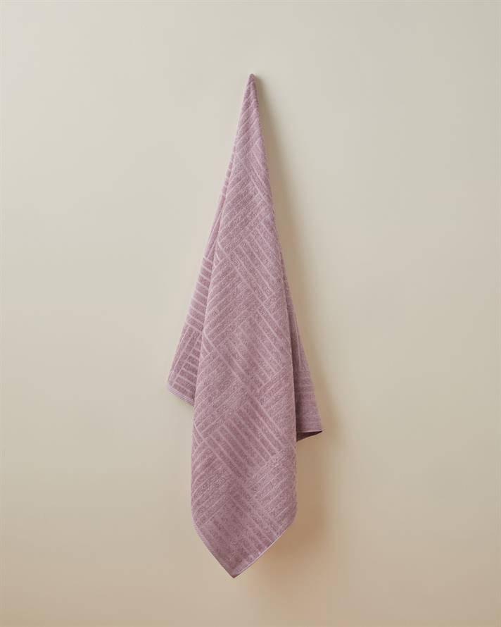 Panera Pamuk Banyo Havlusu 90x150 cm Mor
