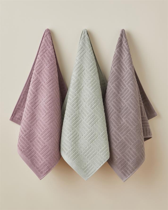 Panera Pamuk Yüz Havlusu 50x85 cm Mor