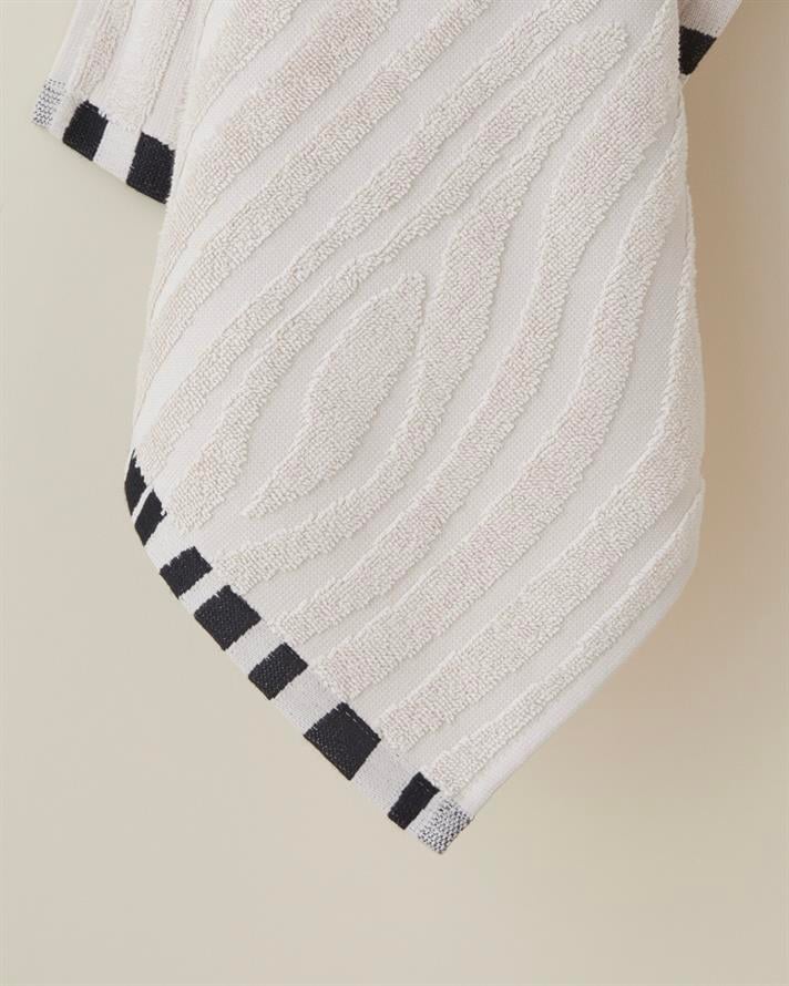 Panthera Pamuk Yüz Havlusu 50x80 cm Ekru