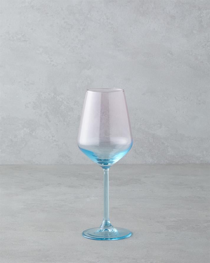 Paradise Cam 3lü Kadeh 350 ml Mavi - Pembe