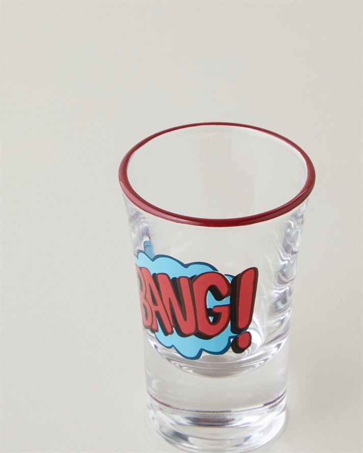 Party Splash Cam 3lü Standlı Kokteyl Bardak 34 ml Renkli