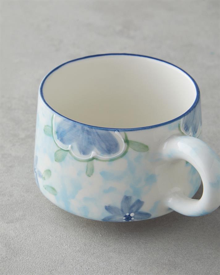 Pastel Dreams Seramik Kupa 260 ml Mavi-Yeşil-Lacivert