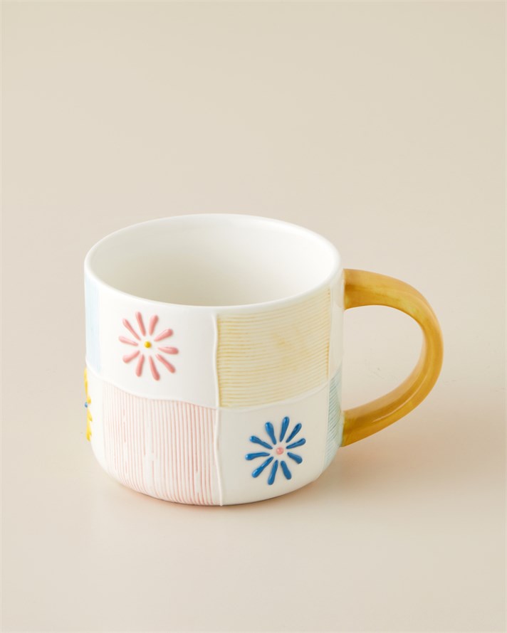 Patchie Stoneware Kupa 445 ml Renkli