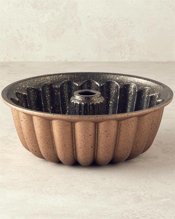 Patisserie Quinn Döküm Kek Kalıbı 25 cm Gold