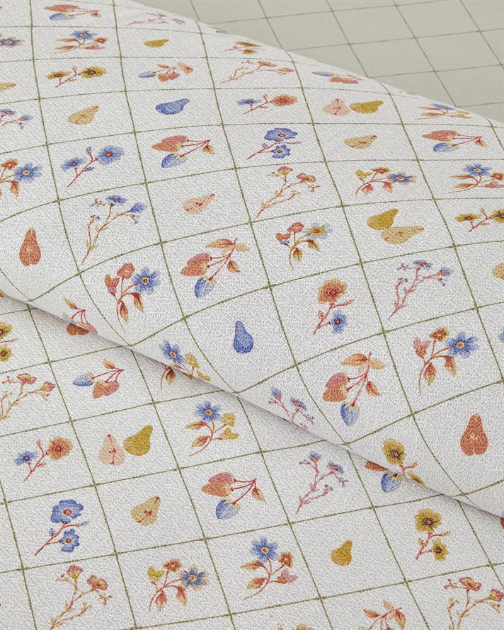 Pear Garden Baskılı Tek Kişilik Pike Takımı 150x220 cm Yeşil