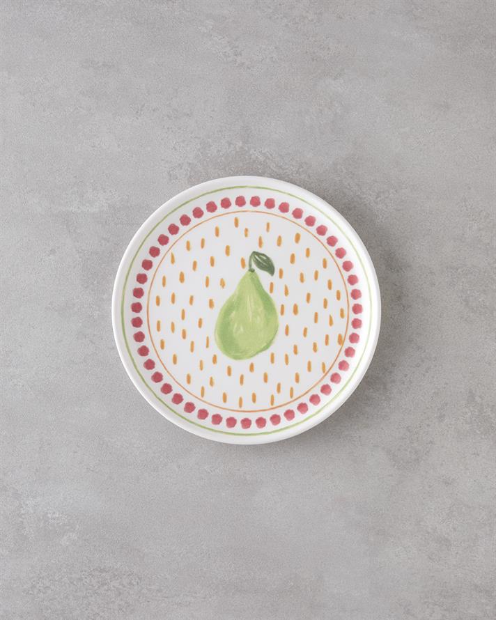 Pear Seramik Pasta Tabağı 20 cm Renkli