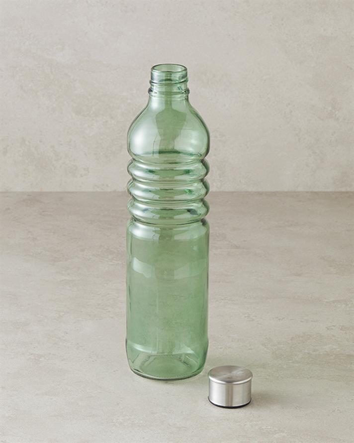 Pearly Cam Şişe 1250 ml Koyu Yeşil