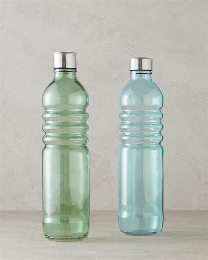 Pearly Cam Şişe 1250 ml Koyu Yeşil