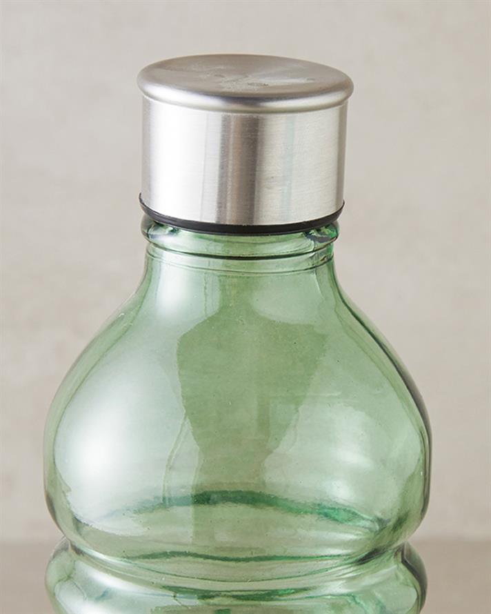 Pearly Cam Şişe 1250 ml Koyu Yeşil