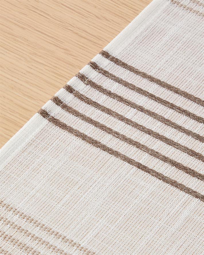 Pecan Polyester Runner 40x140 cm Bej-Kahverengi