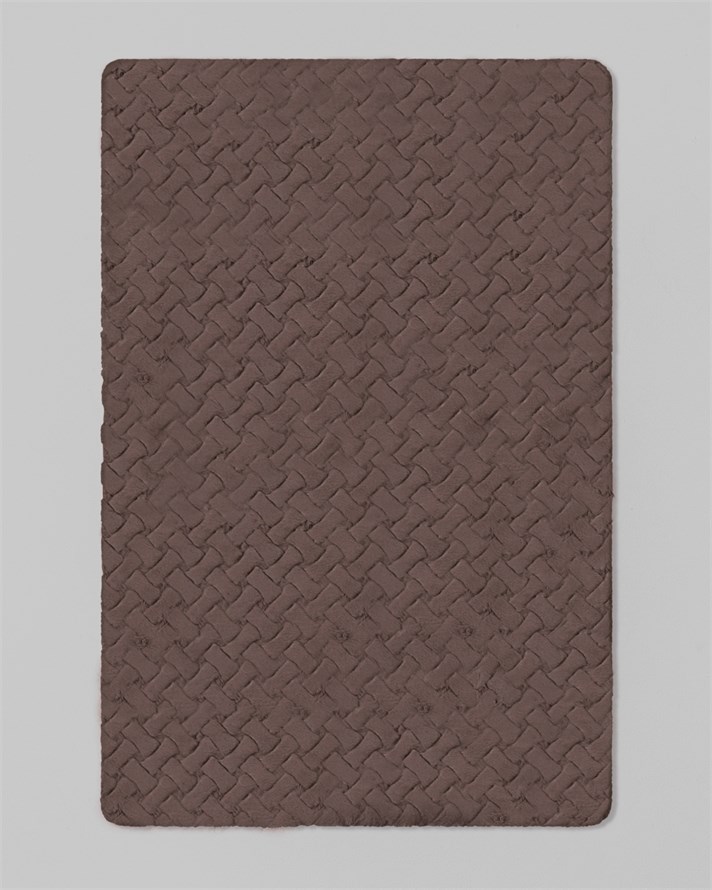 Peggy Pelüş Halı 120x180 cm Kahve