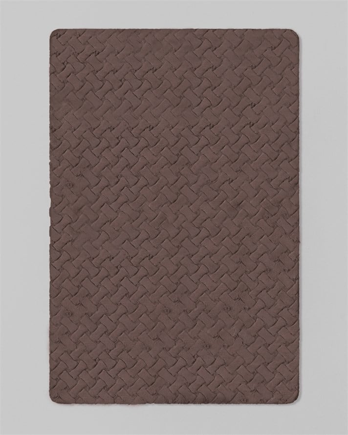 Peggy Pelüş Halı 120x180 cm Kahve
