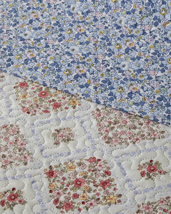 Penny Bloom Çift Kişilik Çok Amaçlı Örtü 200x220 cm Mor