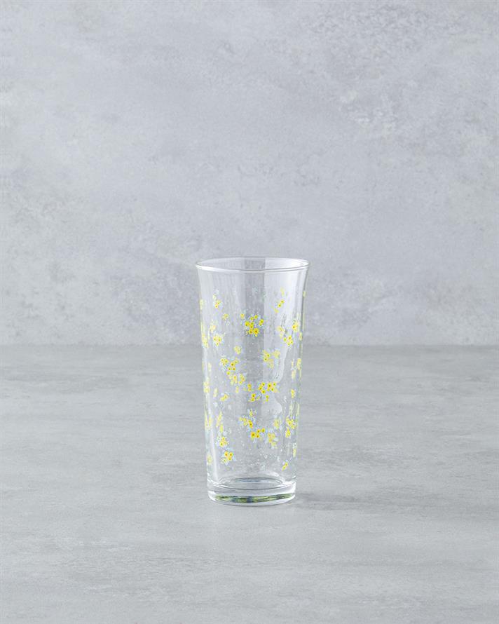 Petal Cam 3lü Bardak 290 ml Sarı