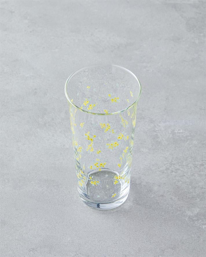 Petal Cam 3lü Bardak 290 ml Sarı