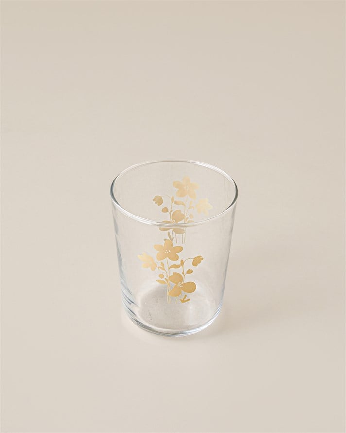 Petal Poetry Cam 3 Parça Su Takımı 1150 ml + 315 ml Sarı - Mavi