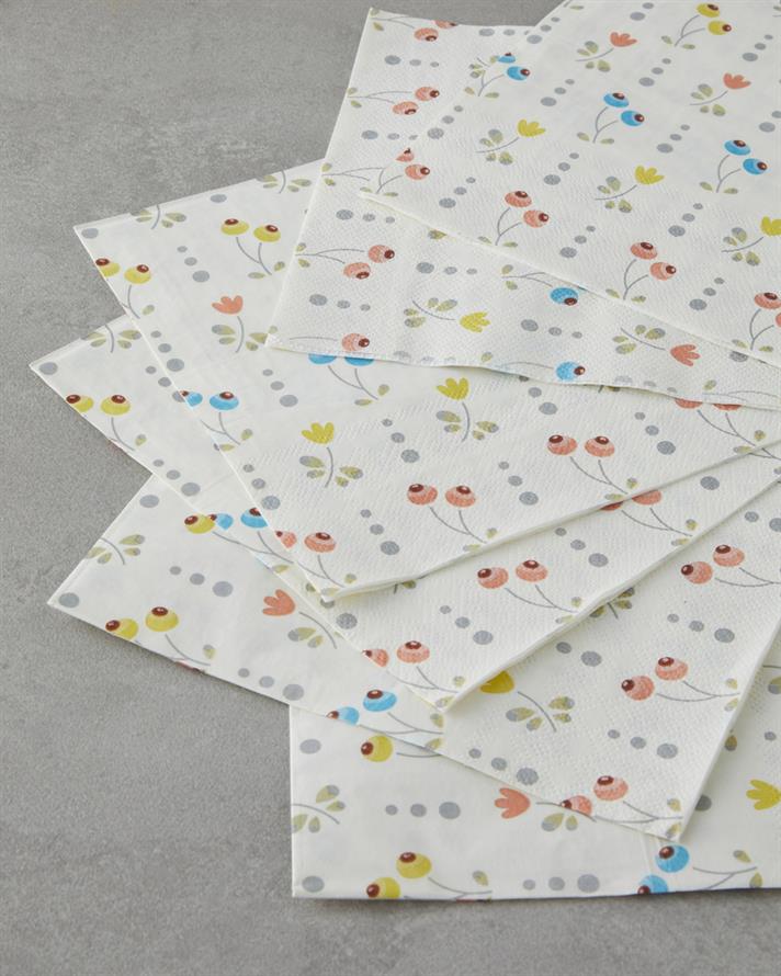 Petalpop 20li Kağıt Peçete 33x33 cm Renkli