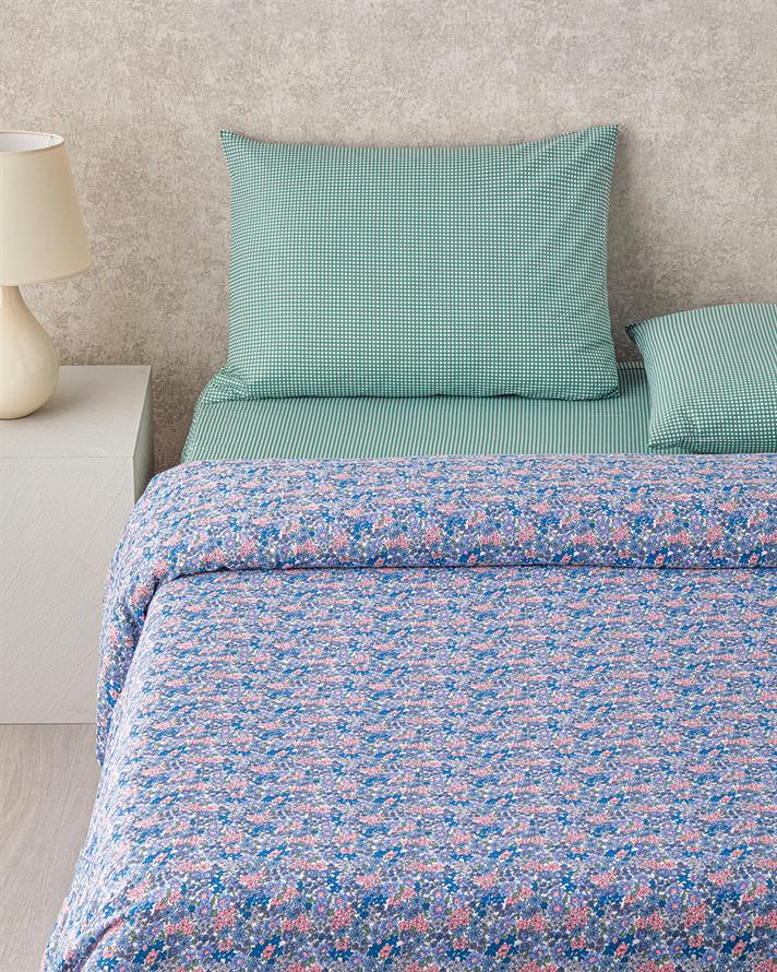 Petit Chamomile Baskılı Çift Kişilik Pike Takımı 200x220 cm Pembe