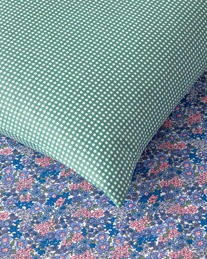 Petit Chamomile Baskılı Çift Kişilik Pike Takımı 200x220 cm Pembe